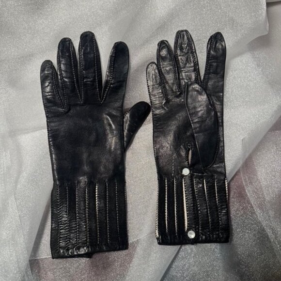 Vintage Ladies Leather Gloves Vintage 50’s-60’s Mint - Picture 4 of 15